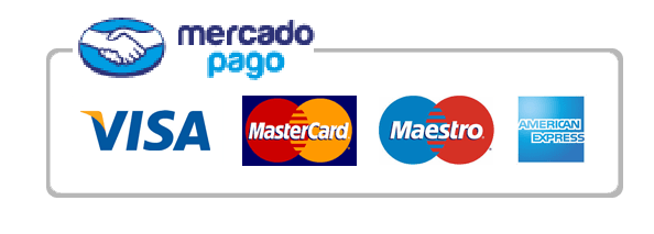 Mercado Pago, Visa, Mastercard, Maestro y American Express